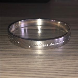 Best friend silver bracelet
